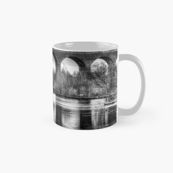 Item preview, Viaducto en el parque rural Reddish Vale designed and sold by Avril Harris.