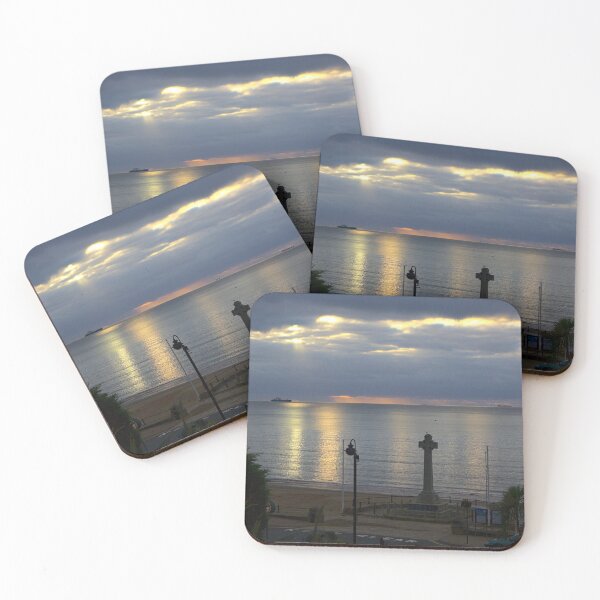 Item preview, Sunrise over the War Memorial at Sandown on the Isle of Wight designed and sold by Jeremy Hayden.