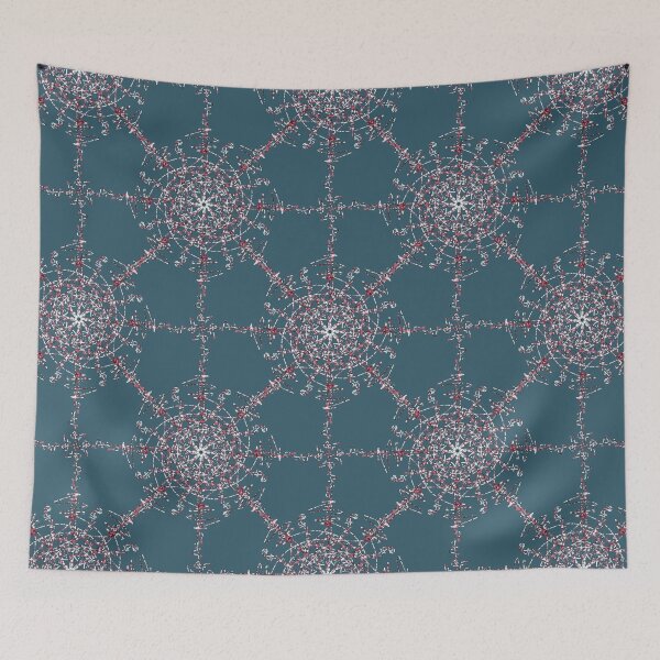 Item preview, Scribble snowflakes in a grid designed and sold by sueshorman.