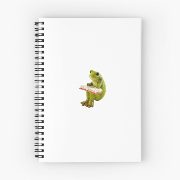Item preview, Frog reading book sticker designed and sold by Snazzy  Stickers.