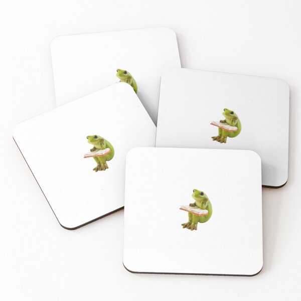 Item preview, Frog reading book sticker designed and sold by Snazzy  Stickers.
