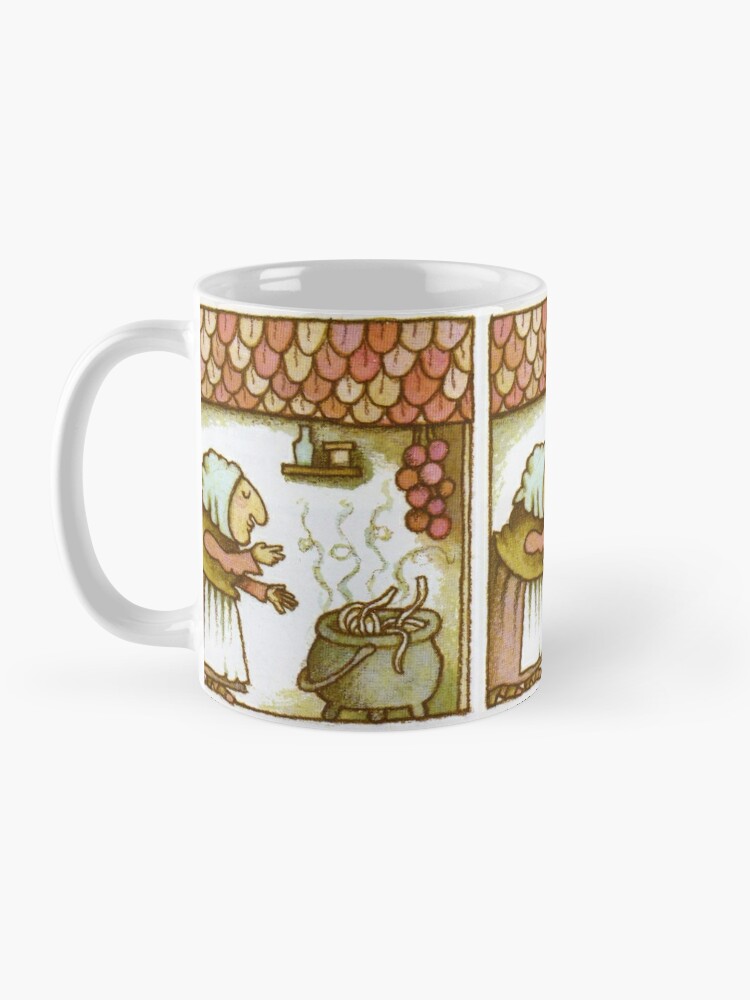 Strega Nona Blowing Kisses to Pasta Pot Pin for Sale by medusagf