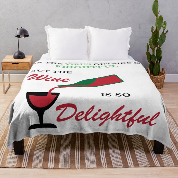 Item preview, Oh The Virus Outside Is Frightful But The Wine Is So Delightful designed and sold by Mathew Graphic.
