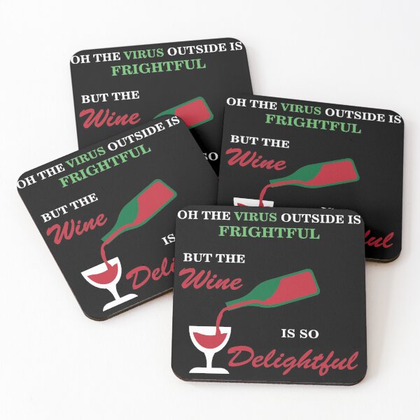 Item preview, Oh The Virus Outside Is Frightful But The Wine Is So Delightful designed and sold by Mathew Graphic.