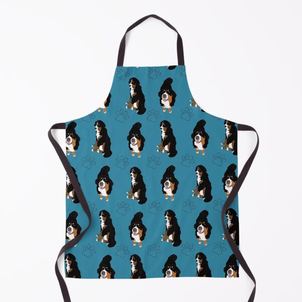 Item preview, Bernese Mountain Dog Pattern-blue paws designed and sold by KantstandyaC.
