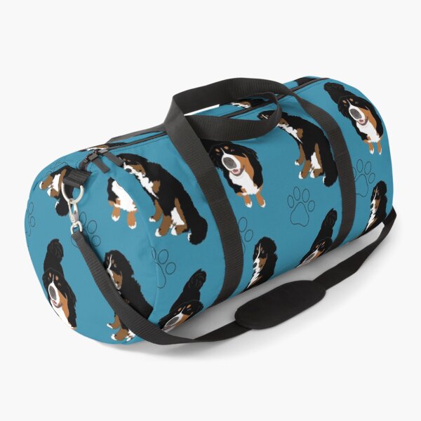 Item preview, Bernese Mountain Dog Pattern-blue paws designed and sold by KantstandyaC.