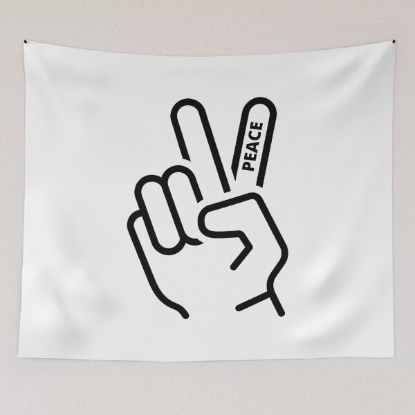 Item preview, Peace Emoji, right hand design designed and sold by AfterWork..