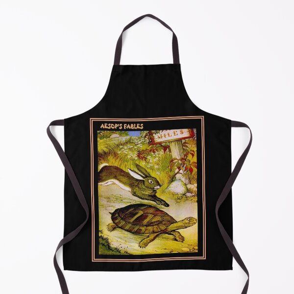 Item preview,  AESOPS FABLES; Vintage Fairy Tale Racing Print designed and sold by posterbobs.