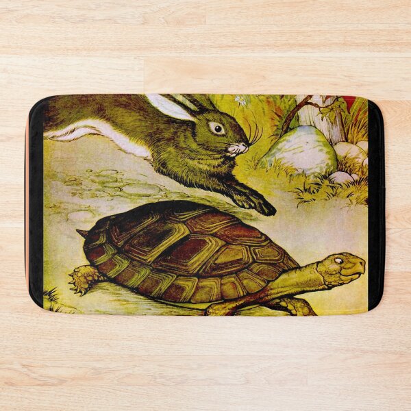 Item preview,  AESOPS FABLES; Vintage Fairy Tale Racing Print designed and sold by posterbobs.
