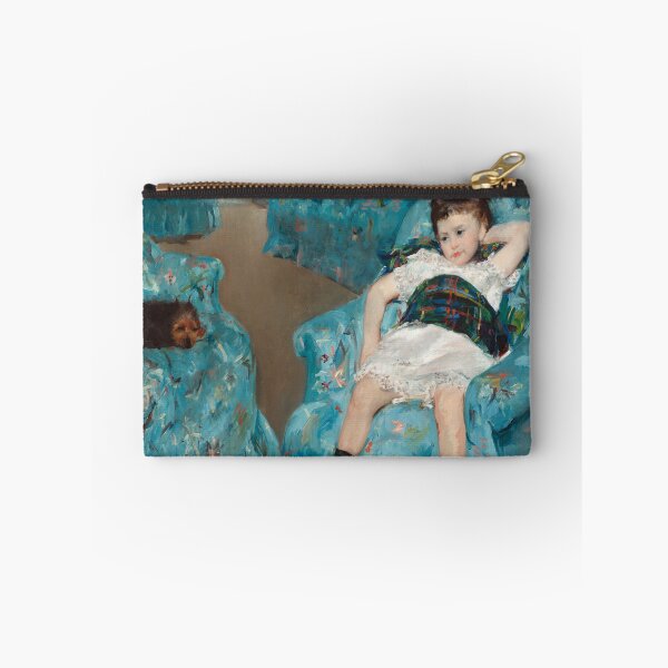 Item preview, Mary Cassatt and Little Girl in a Blue Armchair vintage painting designed and sold by katakania.
