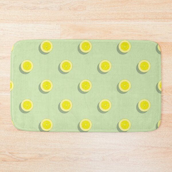 Item preview, Pomelo halves pattern on a light green background designed and sold by acidmit.