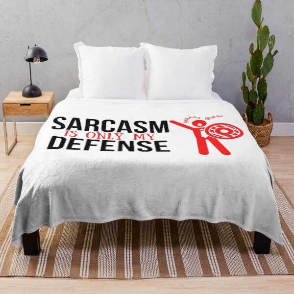 Item preview, Sarcasm Is My Only Defense designed and sold by AutumnVibeShop.