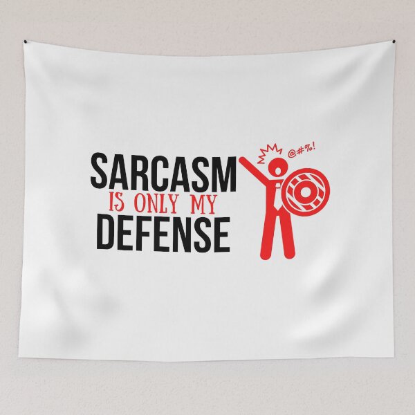 Item preview, Sarcasm Is My Only Defense designed and sold by AutumnVibeShop.