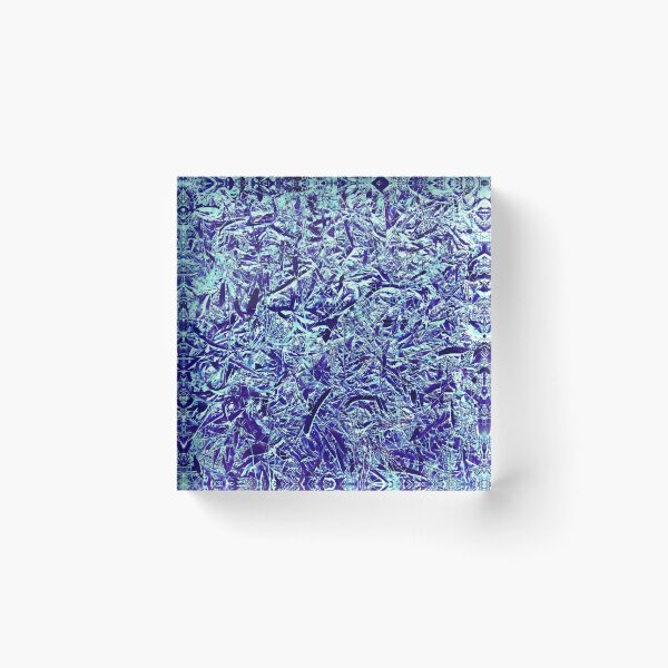 Item preview, Eucalyptus leaf litter purple abstract designed and sold by paulboizot.