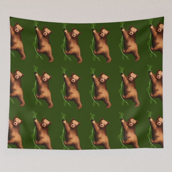 Item preview, Bear fun, little bear swings on a liana designed and sold by Anna Dianda.