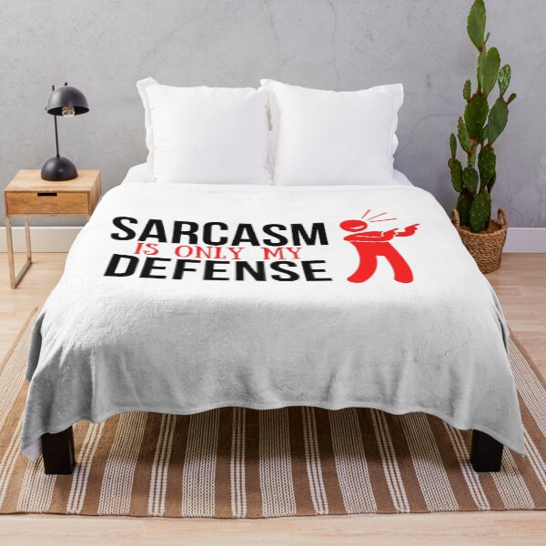 Item preview, Sarcasm Is My Only Defense designed and sold by AutumnVibeShop.