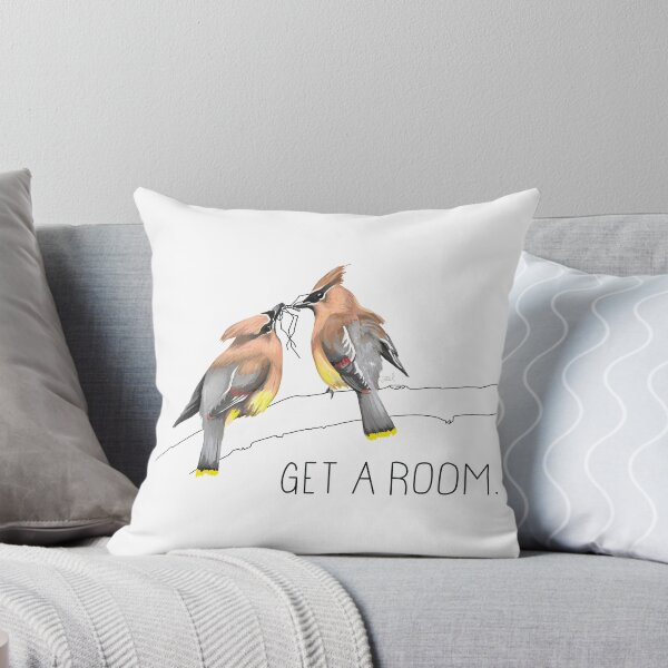 Item preview, Get A Room (Cedar Waxwings Courting) designed and sold by LauraWolfArtist.
