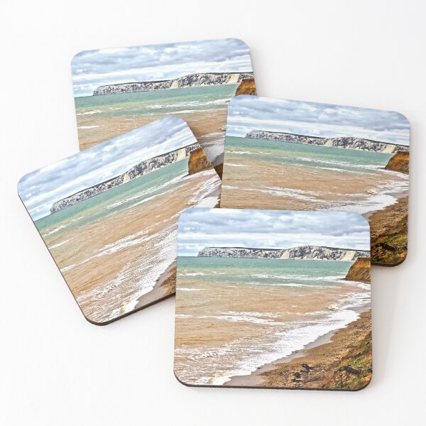 Item preview, White Cliffs on the Isle of Wight under a Cloudy Sky designed and sold by Jeremy Hayden.