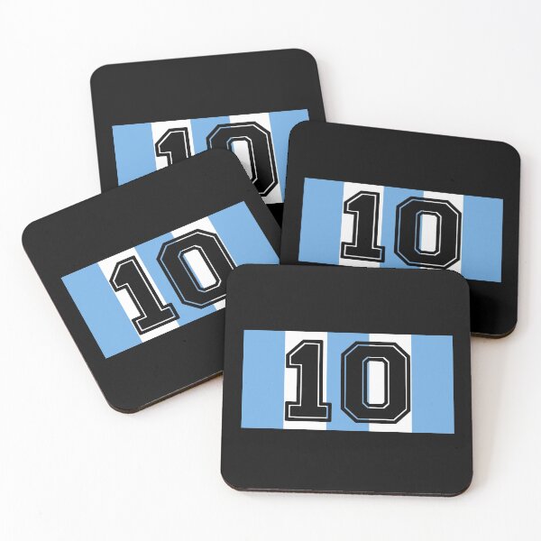 Item preview, Retro Argentina 10 Flag Football Soccer Shirt Diego designed and sold by fusedtees.