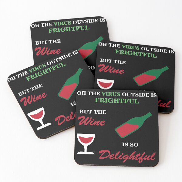 Item preview, Oh The Virus Outside Is Frightful But The Wine Is So Delightful designed and sold by Mathew Graphic.
