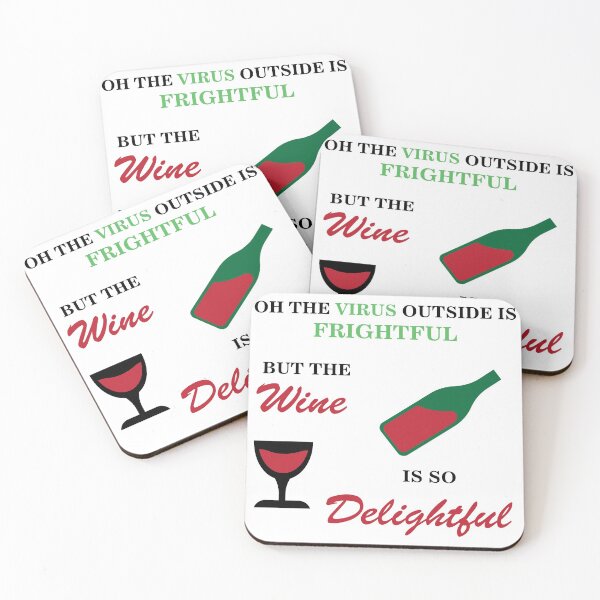 Item preview, Oh The Virus Outside Is Frightful But The Wine Is So Delightful designed and sold by Mathew Graphic.