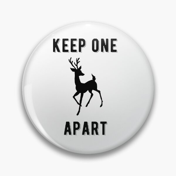 Item preview, Keep One Reindeer Apart Christmas Social Distancing Quote Design designed and sold by AritraSur.