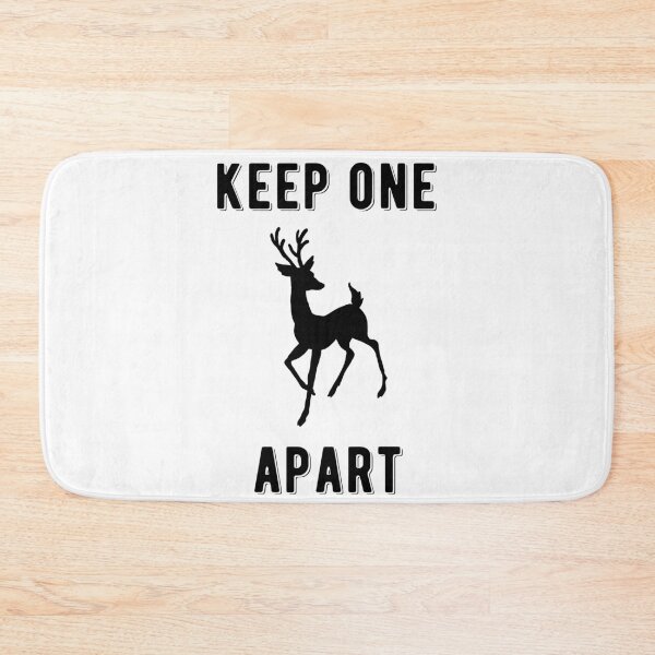 Item preview, Keep One Reindeer Apart Christmas Social Distancing Quote Design designed and sold by AritraSur.
