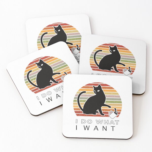 Item preview, I Do What I Want Funny Cat designed and sold by infleims.