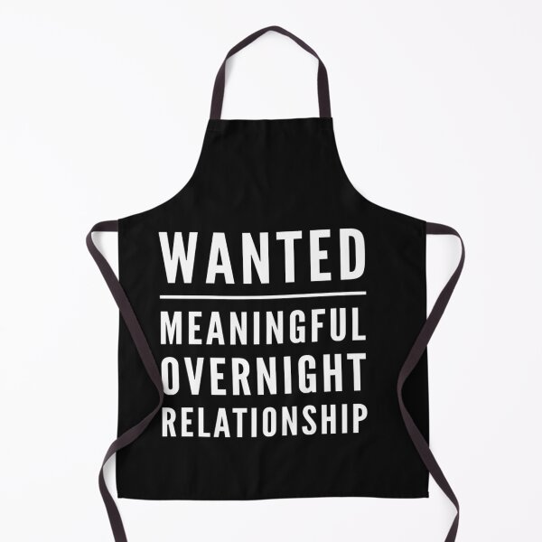 Item preview, Wanted Meaningful Overnight Relationship Funny Gift designed and sold by Esmilna Castillo.