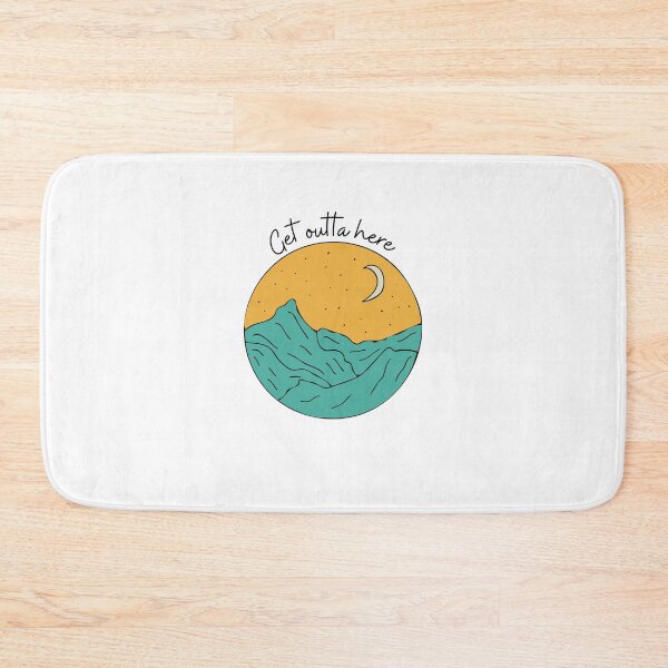 Item preview, get outta here outdoor mountains designed and sold by Lacy Sciple.