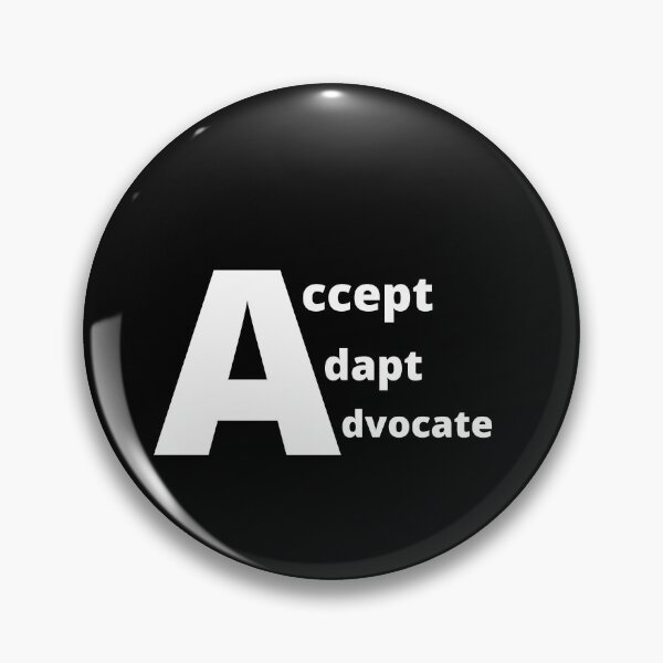 Item preview, Accept Adapt Advocate designed and sold by YourgiftShop.