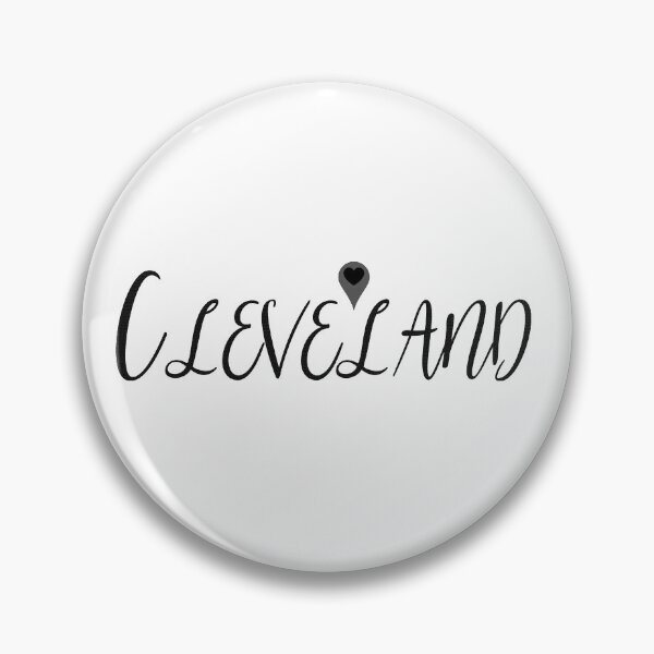Item preview, Cleveland Love Location Pin designed and sold by ElevenGraphics.