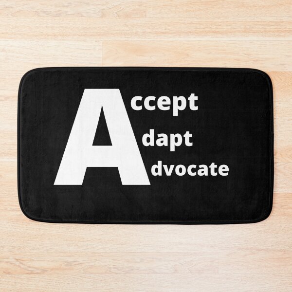 Item preview, Accept Adapt Advocate designed and sold by YourgiftShop.