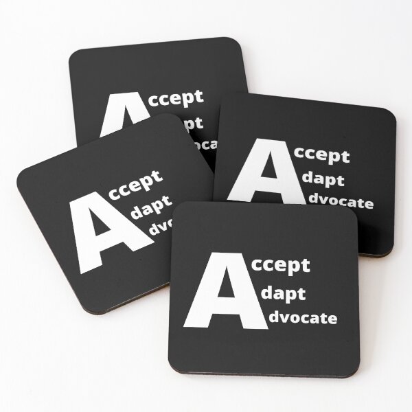 Item preview, Accept Adapt Advocate designed and sold by YourgiftShop.