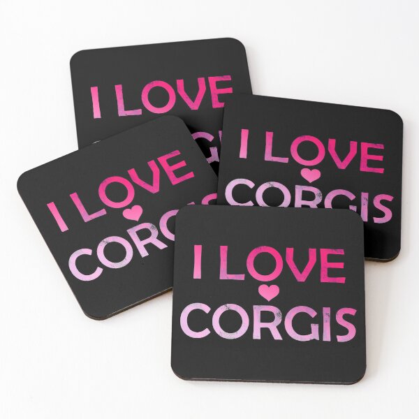 Item preview, I Love Corgis - Pink designed and sold by NissaArt.
