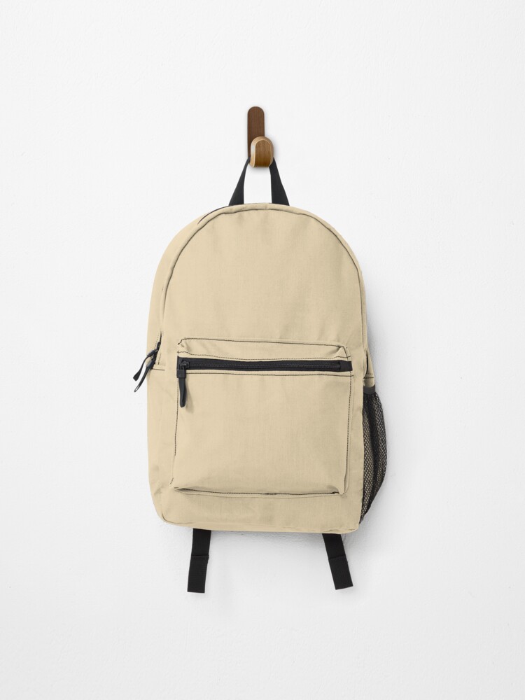 light yellow backpack