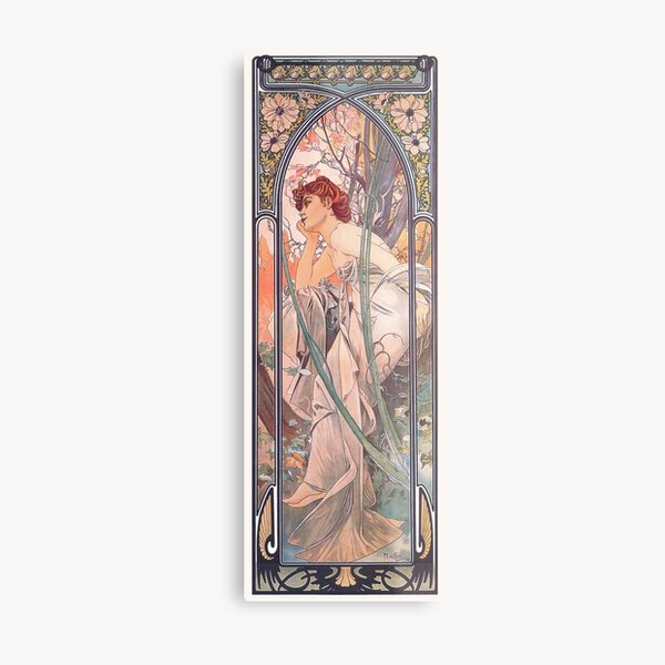 Item preview, Evening Reverie Alphonse Mucha Rêverie du Soir designed and sold by RedCapeTales.