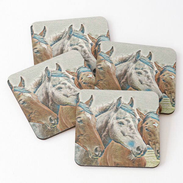Item preview, Three horses runing painting design  designed and sold by TheGallery69.