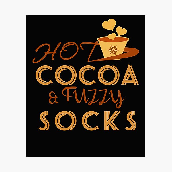 Item preview, Hot Cocoa And Fuzzy Socks  designed and sold by FunnyDSN.