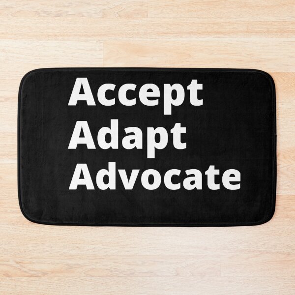 Item preview, Accept Adapt Advocate designed and sold by YourgiftShop.