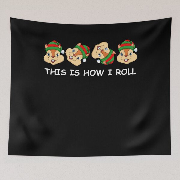 Item preview, Squirrel Christmas Gift This Is How I Roll Cute Squirrel designed and sold by DSWShirts.