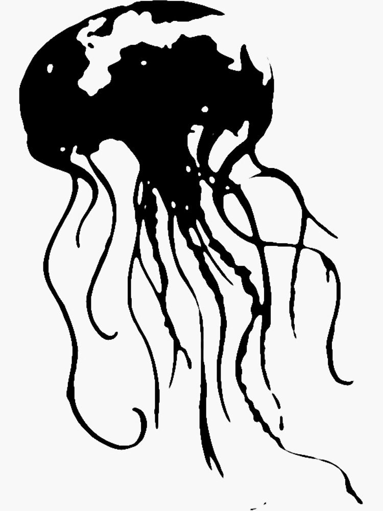 "jellyfish " Sticker for Sale by hubbarjo99 Redbubble