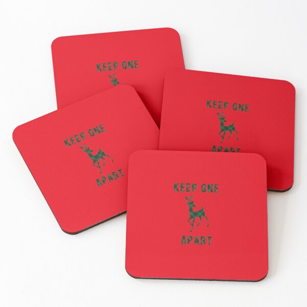 Item preview,  Keep One Reindeer Apart Christmas Social Distancing Quote Design designed and sold by AritraSur.