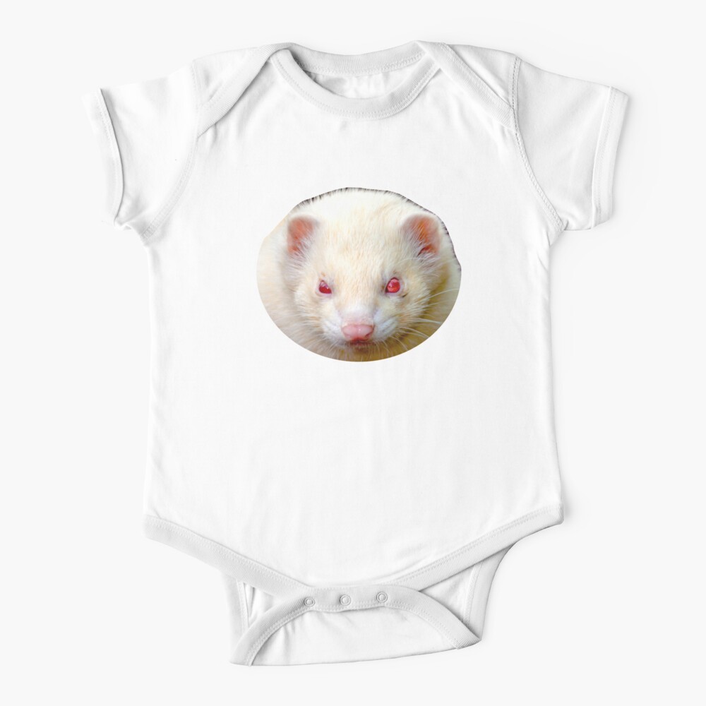 Body Bebe Visage D Un Furet Albinos Par Dalyn Redbubble