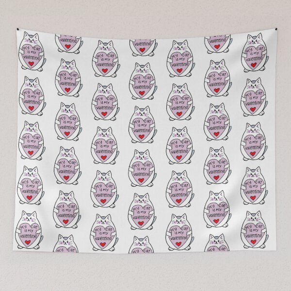 Item preview, My cat is my valentine..  designed and sold by creativepod.