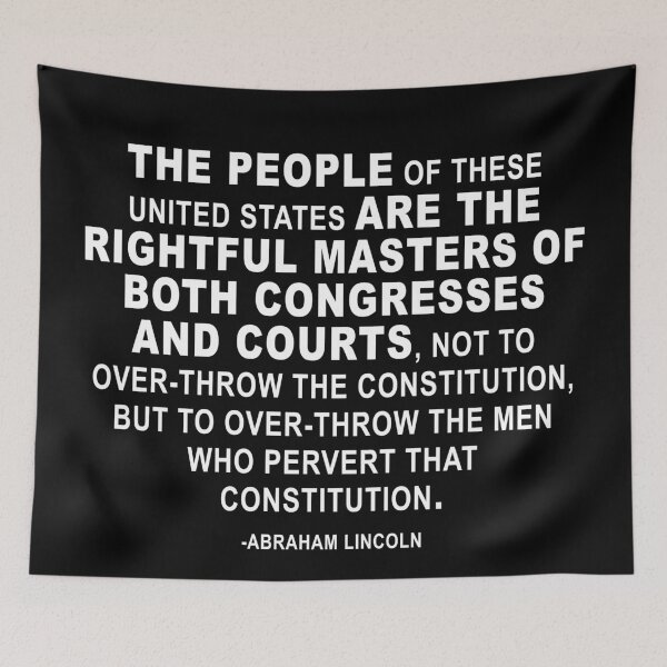 Item preview, Power of the People, Constitution, Abraham Lincoln Quote Congress designed and sold by ArtOfRebellion.