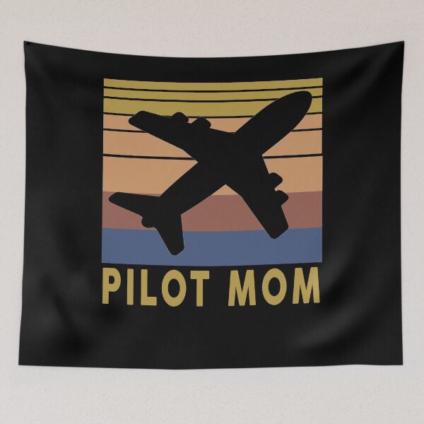 Item preview, Retro Vintage Gift Pilot Mom Moters Aviation Lover designed and sold by Sarah38.