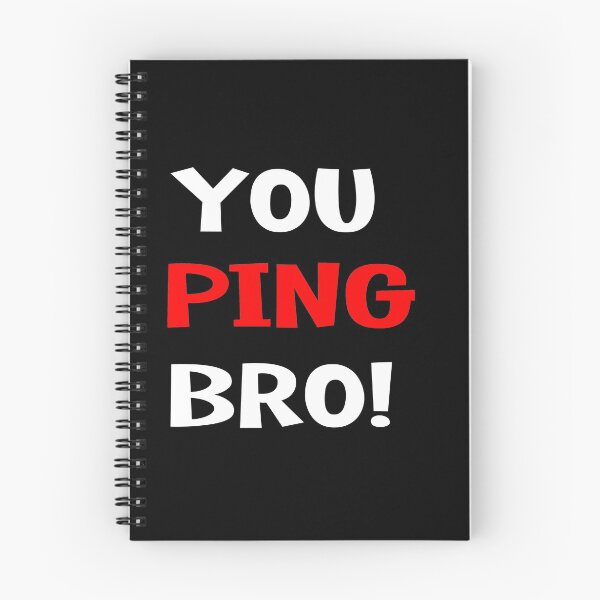 Item preview, You ping bro ! Graphic Tee Women T-shirt Tumblr Clothing Hipster Shirts Screen Print Funny T Shirts for Teens Teenager Gift for her designed and sold by Noui Barka.