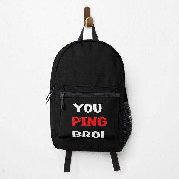 Item preview, You ping bro ! Graphic Tee Women T-shirt Tumblr Clothing Hipster Shirts Screen Print Funny T Shirts for Teens Teenager Gift for her designed and sold by Noui Barka.