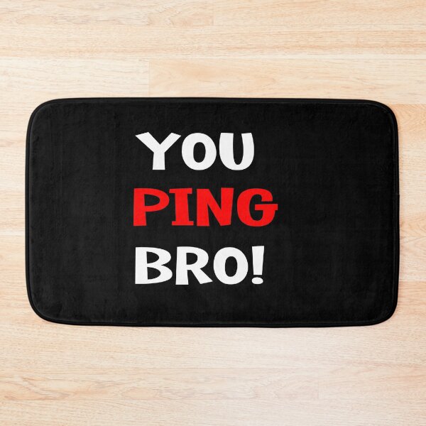 Item preview, You ping bro ! Graphic Tee Women T-shirt Tumblr Clothing Hipster Shirts Screen Print Funny T Shirts for Teens Teenager Gift for her designed and sold by Noui Barka.